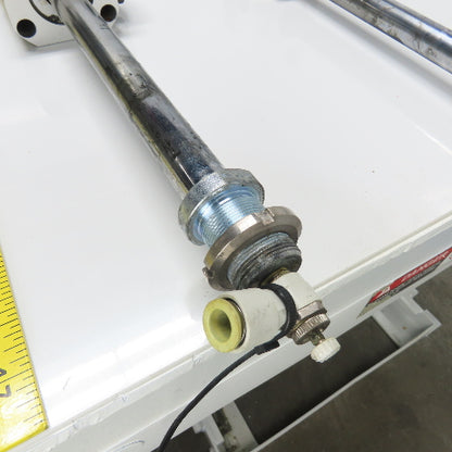 Chain Assist Pneumatic Double Rod Cylinder Linear Actuator Assembly 16" Stroke