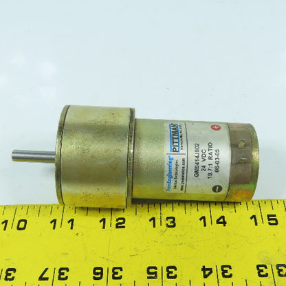 Pittman GM9414J902 19.7:1 Ratio Inline Gear Motor 24VDC 1/4" Shaft