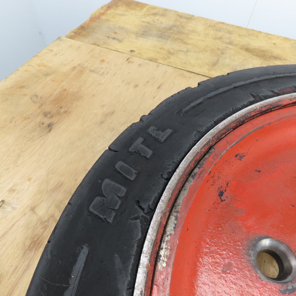 MITL MPC2 4330091H40 8-Lug Solid Forklift Tire & Rim 21 x 7 x 15 From Nissan MGU
