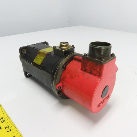 Fanuc A06B-0312-B032 AC Servo Motor 3Ph 120V 2.0Nm W/ Pulse Coder A290-0521-V552