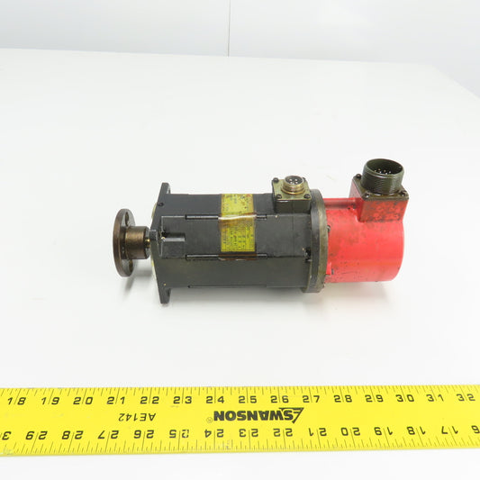 Fanuc A06B-0312-B032 AC Servo Motor 3Ph 120V 2.0Nm W/ Pulse Coder A290-0521-V552