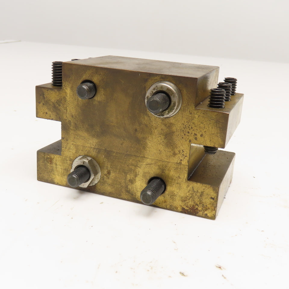 Tsugami NP32 Swiss Style Lathe Double Boring Bar 3/4" Tool Holder Solid Brass