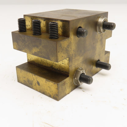 Tsugami NP32 Swiss Style Lathe Double Boring Bar 3/4" Tool Holder Solid Brass