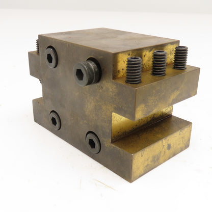 Tsugami NP32 Swiss Style Lathe Double Boring Bar 3/4" Tool Holder Solid Brass