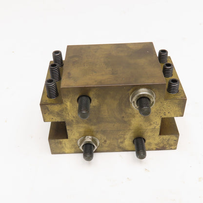 Tsugami NP32 Swiss Style Lathe Double Boring Bar 3/4" Tool Holder Solid Brass