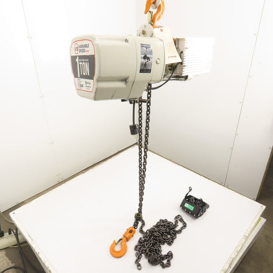 Starke STK10VS 2K LB 1 Ton Electric Chain Hoist 20' Lift 26FPM Variable 230V 1PH