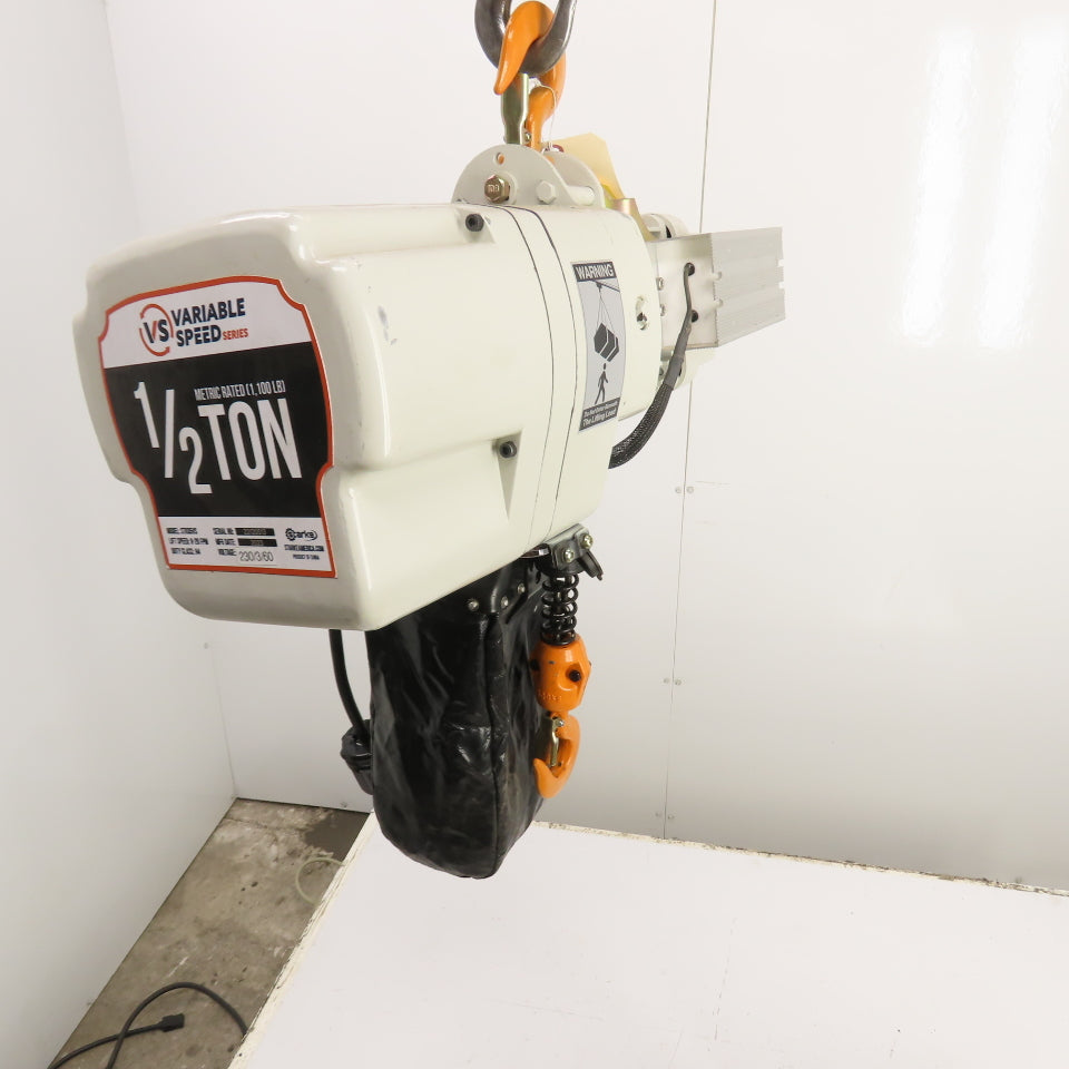 Starke STK05VS 1/2 Ton Electric Chain Hoist 20' Lift 8-26FPM Variable 230V 3PH