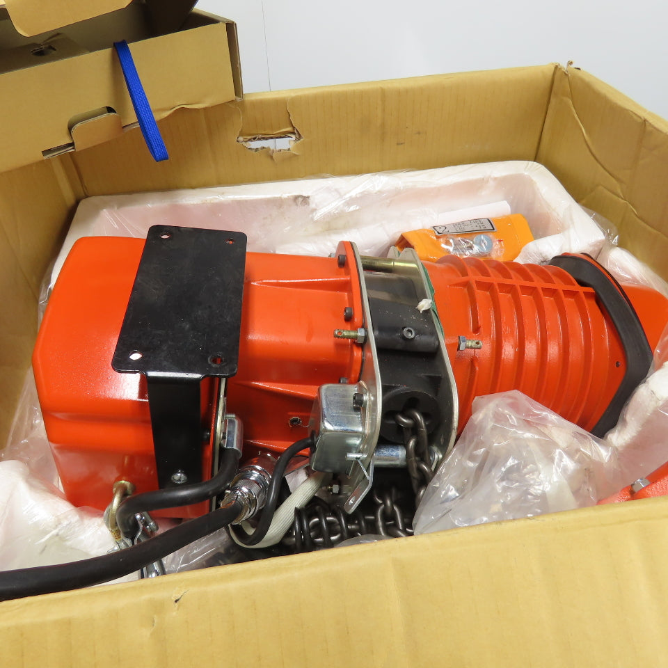 Black Bear YSF-200 2 Ton 4000lb Electric Chain Hoist 115V 8FPM W/Wireless Remote