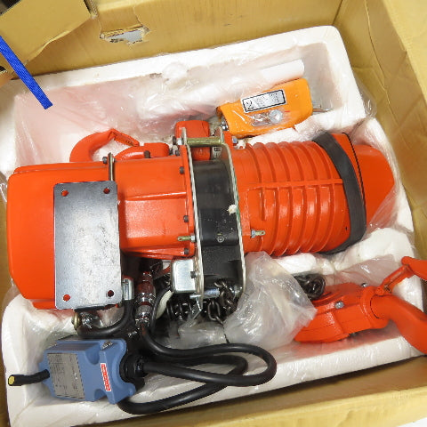 Black Bear YSF-200 2 Ton 4000lb Electric Chain Hoist 115V 8FPM W/Wireless Remote