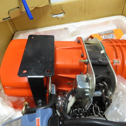 Black Bear YSF-200 2 Ton 4000lb Electric Chain Hoist 115V 8FPM W/Wireless Remote