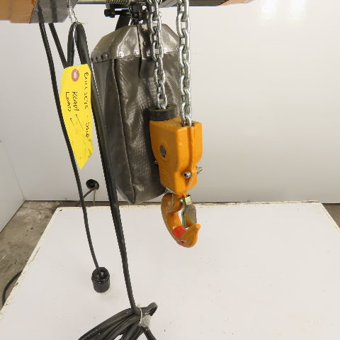 EQ 02-02 2 Ton 4000LB Electric Chain Hoist 1.5kW 460V 20' Lift (Rayvanbo Style)