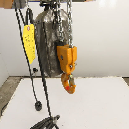 EQ 02-02 2 Ton 4000LB Electric Chain Hoist 1.5kW 460V 20' Lift (Rayvanbo Style)