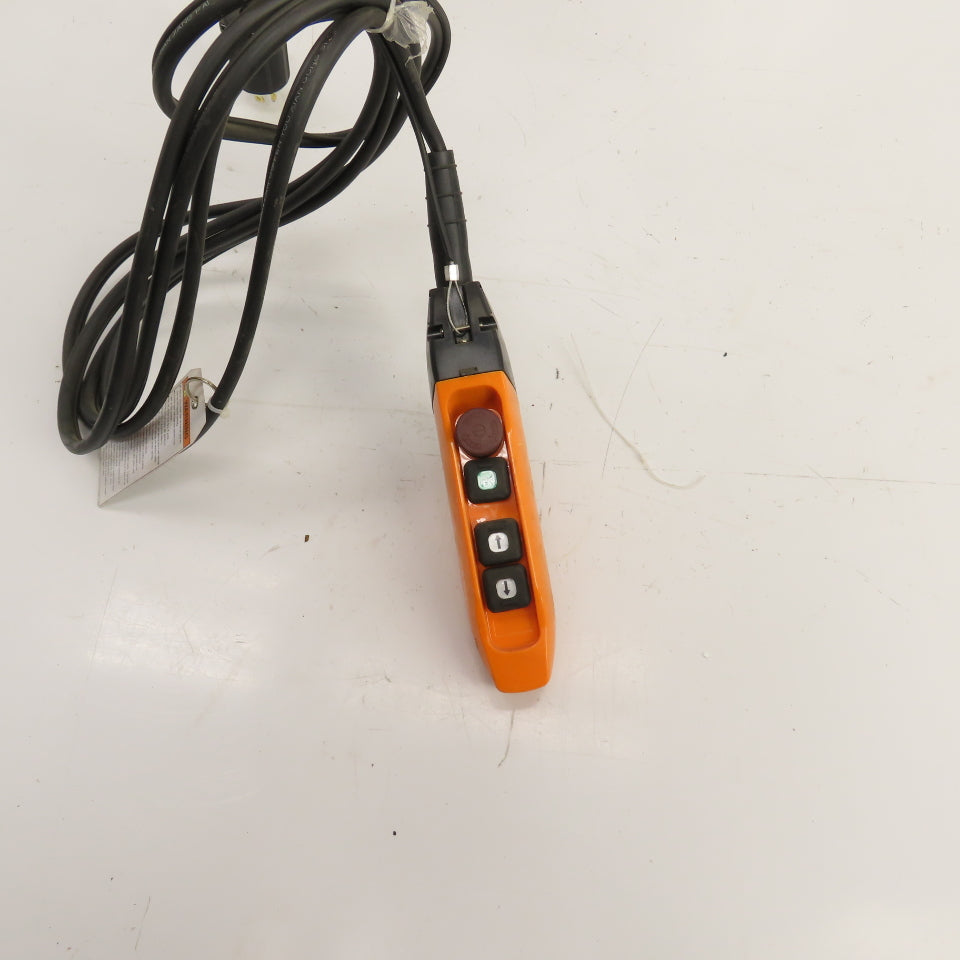 EQ 02-02 2 Ton 4000LB Electric Chain Hoist 1.5kW 460V 20' Lift (Rayvanbo Style)