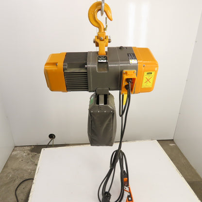 EQ 02-02 2 Ton 4000LB Electric Chain Hoist 1.5kW 460V 20' Lift (Rayvanbo Style)
