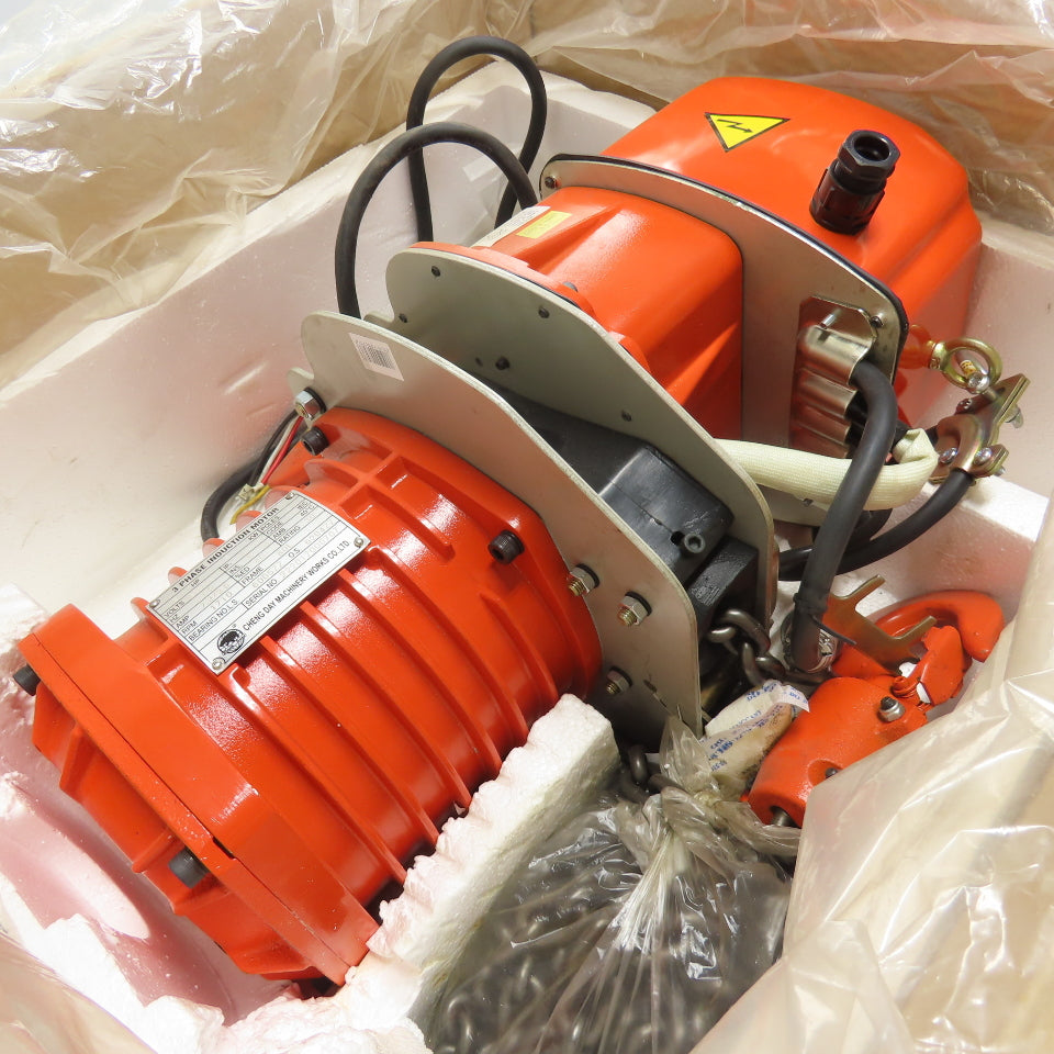 Black Bear YSL-050 1/2 Ton 1000lb Electric Chain Hoist 230/460V 3Ph 26FPM NEW