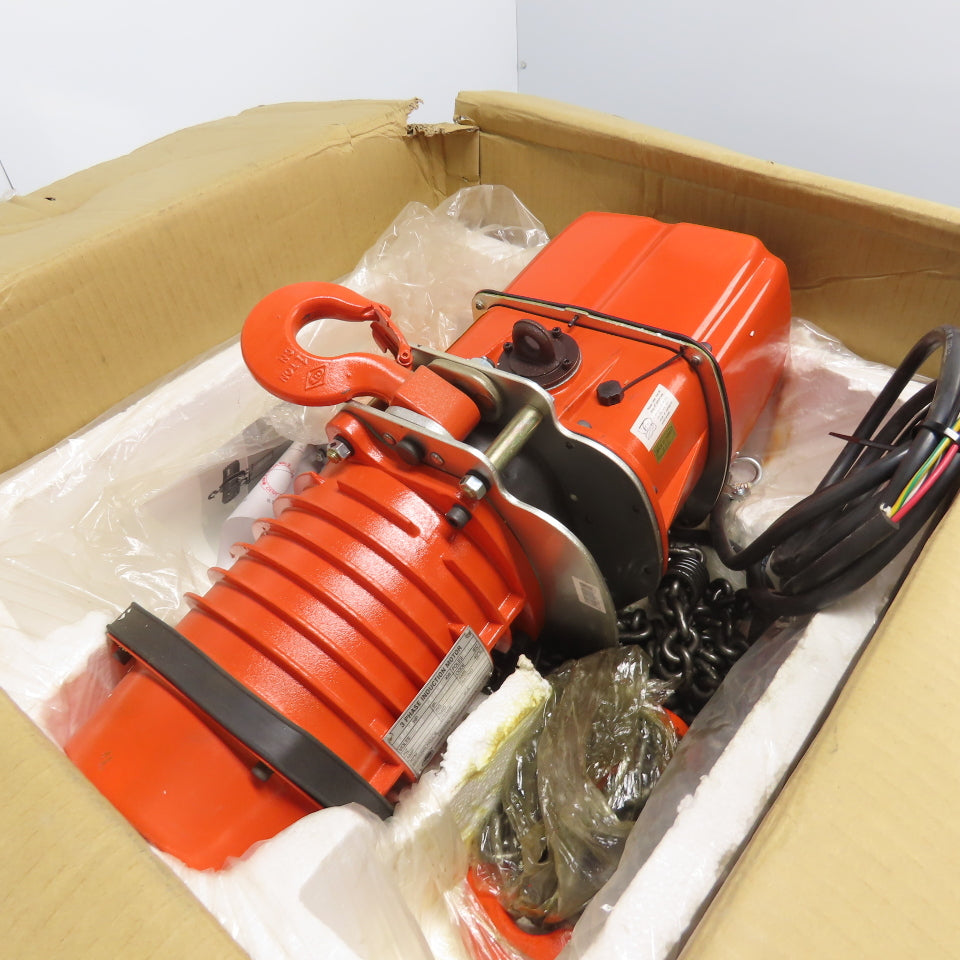 Black Bear YSLD-100 1 Ton 2000lb Electric Chain Hoist 230/460V 2-Speed 18/6FPM