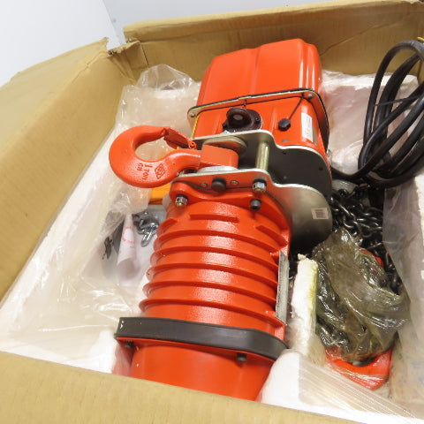 Black Bear YSLD-100 1 Ton 2000lb Electric Chain Hoist 230/460V 2-Speed 18/6FPM