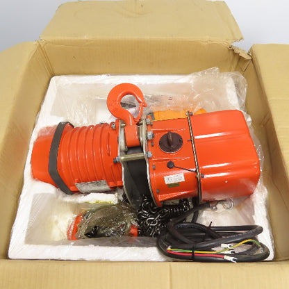 Black Bear YSLD-100 1 Ton 2000lb Electric Chain Hoist 230/460V 2-Speed 18/6FPM