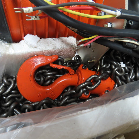 Black Bear YSLD-050 1/2 Ton 1000lb Electric Chain Hoist 230/460V 2-Speed 26/9FPM