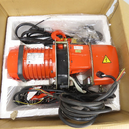 Black Bear YSLD-050 1/2 Ton 1000lb Electric Chain Hoist 230/460V 2-Speed 26/9FPM