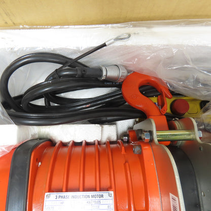 Black Bear YSLD-050 1/2 Ton 1000lb Electric Chain Hoist 230/460V 2-Speed 26/9FPM