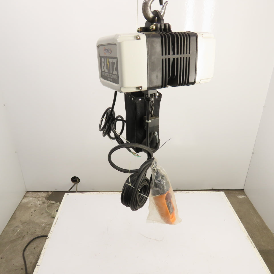 Starke 1/4 Ton 500LB 2-Speed Electric Chain Hoist 20' Lift 36/8FPM 460V FAST