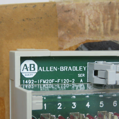 Allen Bradley 1492-IFM20F-F120 Ser A 20 Point Fusible Interface Module NEW