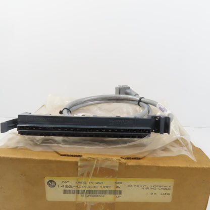 Allen Bradley 1492-CABLE10F Ser A 20 Point Interface Wiring Cable 1.0 m Long NEW
