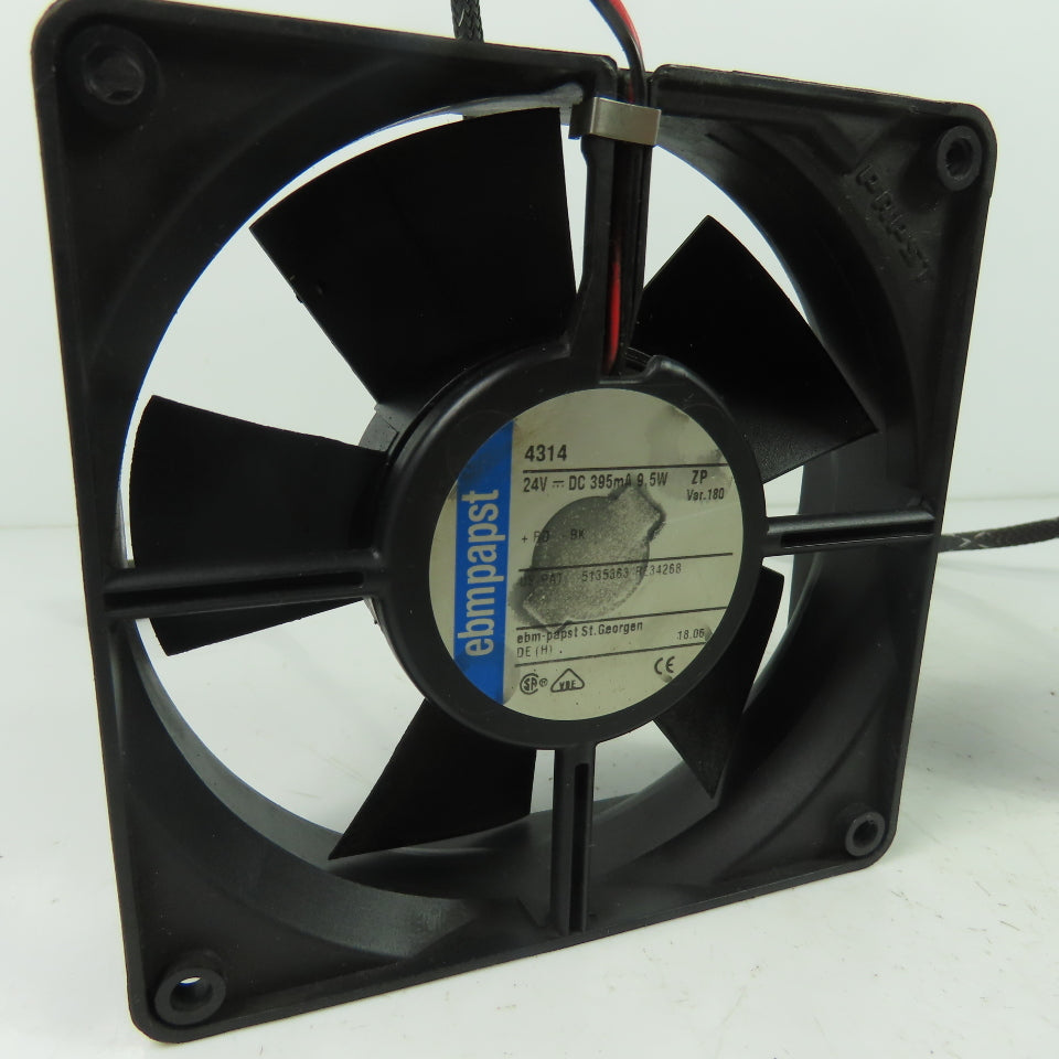 Ebmpapst 4314 Cabinet Enclosure Cooling Fan 24VDC 395mA 9.5W Lot Of 2