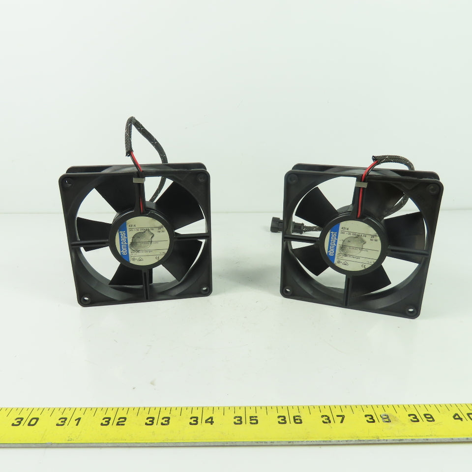 Ebmpapst 4314 Cabinet Enclosure Cooling Fan 24VDC 395mA 9.5W Lot Of 2