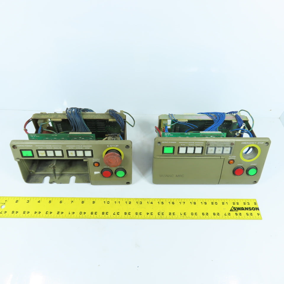 Yaskawa JZNC-MPB02E Yasnac MRC Motoman Robot Operator Panel Controller Lot Of 2