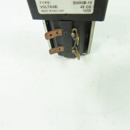 Albright SW80B-10 Single-Acting Solenoid Contactor 48V Continuous