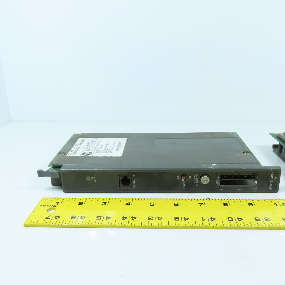 Allen Bradley 1771-P6S Ser B 220V AC Power Supply Module Lot Of 2