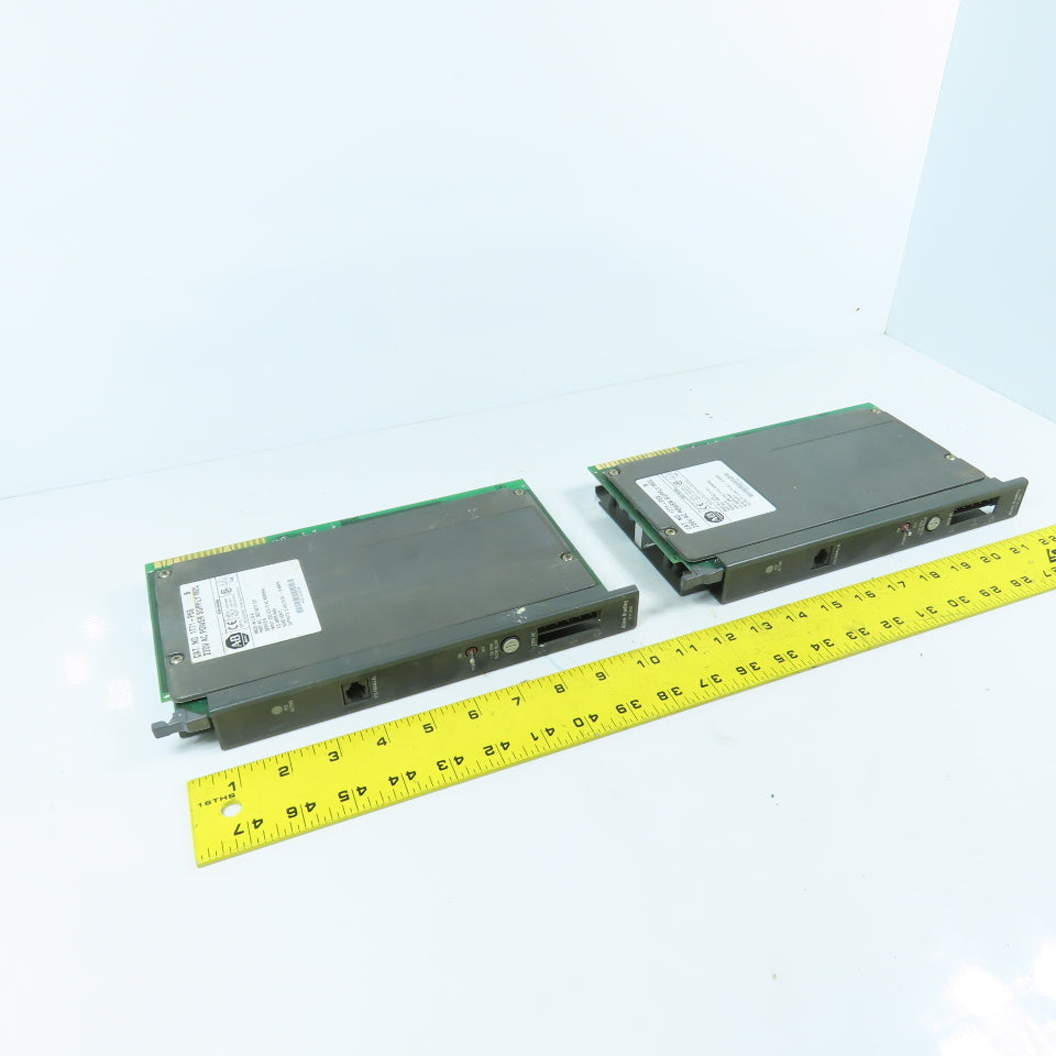 Allen Bradley 1771-P6S Ser B 220V AC Power Supply Module Lot Of 2