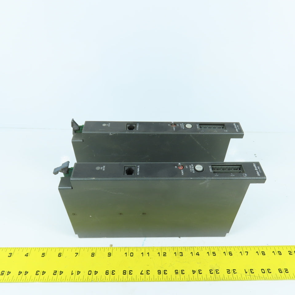 Allen Bradley 1771-P6S Ser B 220V AC Power Supply Module Lot Of 2
