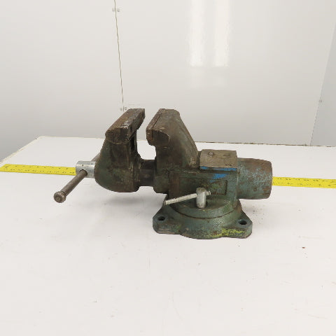 Wilton 1760 6" x 6-1/2" Open Swivel Base Bench Mount Bullet Vise 5/96 USA