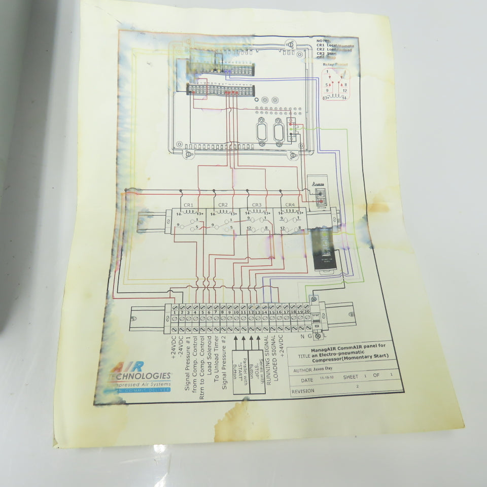 Air Technologies ManagAir Air Compressor Control Panel Enclosure 12" W x 16" H