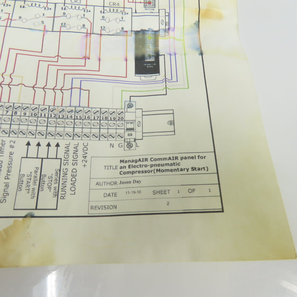 Air Technologies ManagAir Air Compressor Control Panel Enclosure 12" W x 16" H