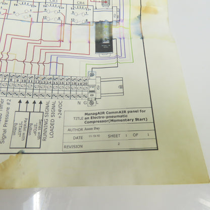 Air Technologies ManagAir Air Compressor Control Panel Enclosure 12" W x 16" H
