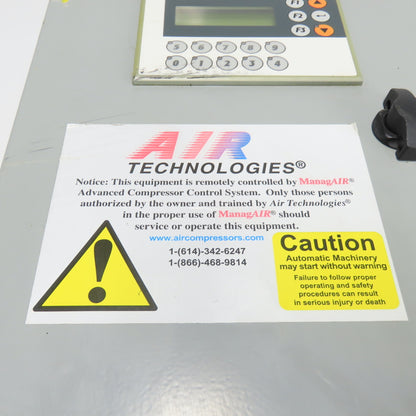 Air Technologies ManagAir Air Compressor Control Panel Enclosure 12" W x 16" H