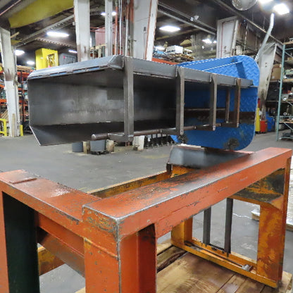 Custom Fab Tote Box Unloader Tipper Material Transfer Dumper