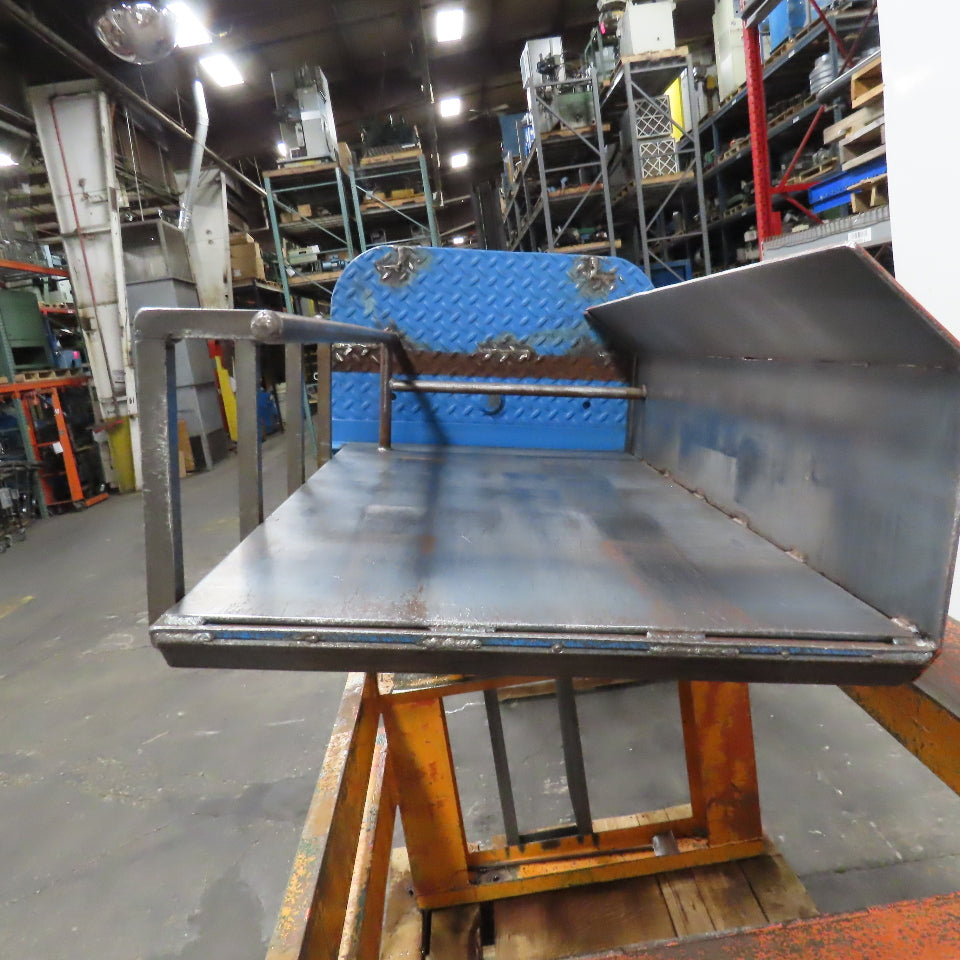 Custom Fab Tote Box Unloader Tipper Material Transfer Dumper