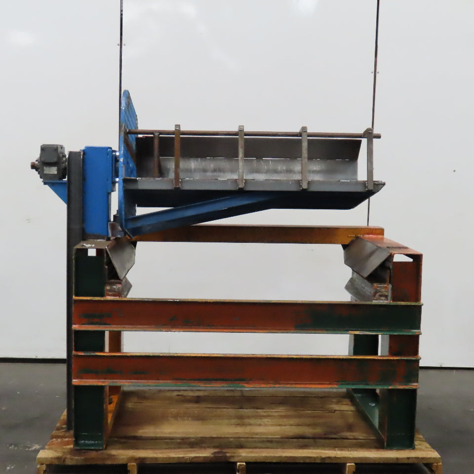 Custom Fab Tote Box Unloader Tipper Material Transfer Dumper