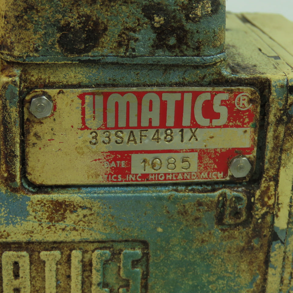 Numatics 33SAF481X Solenoid Valve 120V Coil