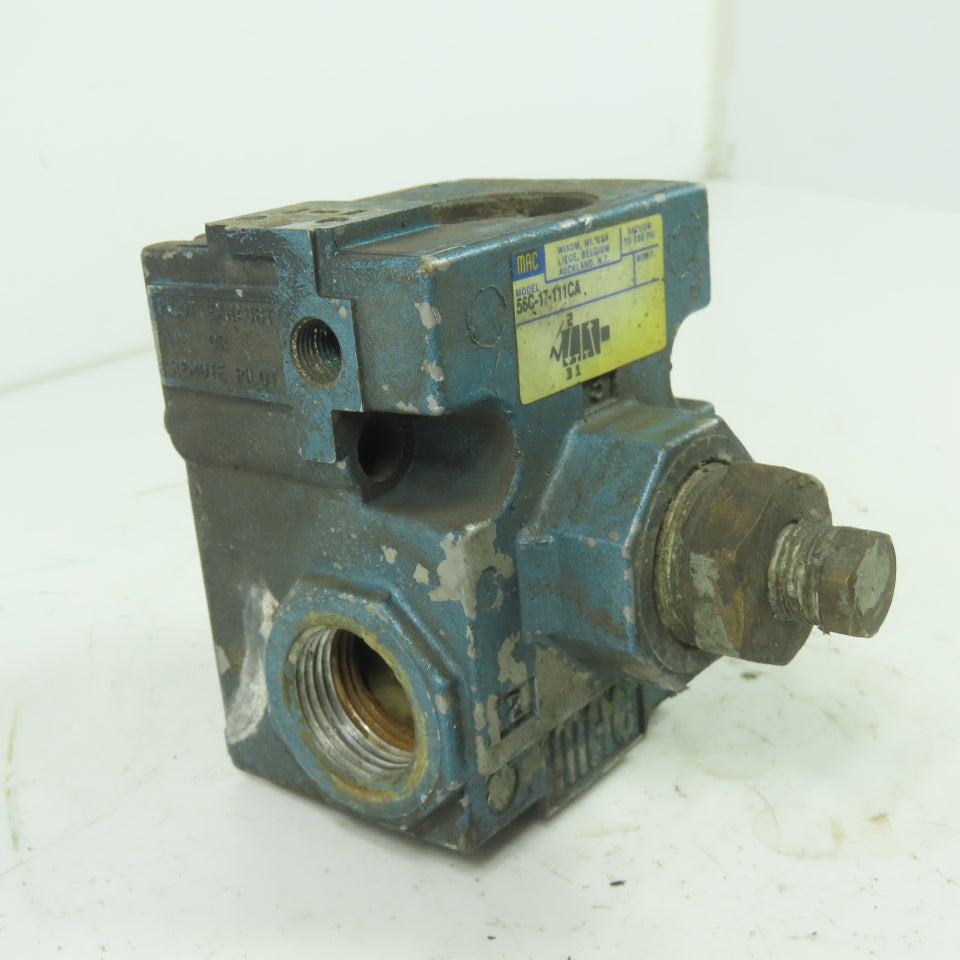 Mac 56C-17-111CA Solenoid Valve 150PSI 3/4" NPT
