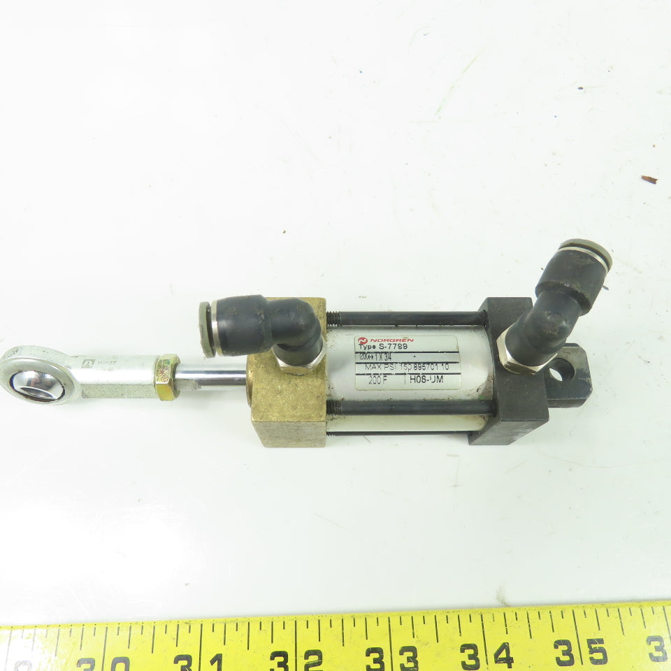 Norgren S-2945 Pneumatic Air Cylinder Actuator 1" Bore 3/4" Stroke