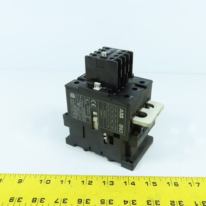 ABB B63 B63-30-22 85A 60HP 600VAC Max Power Contactor 115V Coil