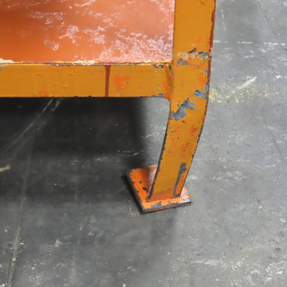 96" x 30" x 35" Tall Steel Work Bench Shop Garage Assembly Table W/ Shelf