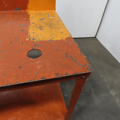 96" x 30" x 35" Tall Steel Work Bench Shop Garage Assembly Table W/ Shelf