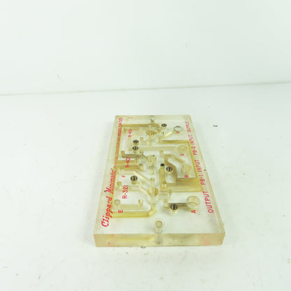 Clippard Minimatic CM-023 Two Hand No Tie Down Circuit Manifold